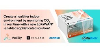 Zenner, Datacake and Actility release a new IoT indoor air quality solution for CO2 monitoring